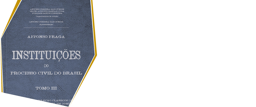 Instituições do Processo Civil do Brasil - Tomo III